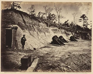 Batterie Nr. 4, in der Nähe von Yorktown, Mai 1862